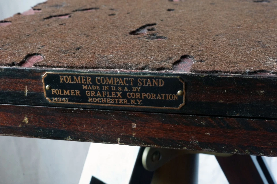 Vintage Graflex FOLMER COMPACT STAND Large Format Camera Tripod Barely Used Rare - Image 4 of 4