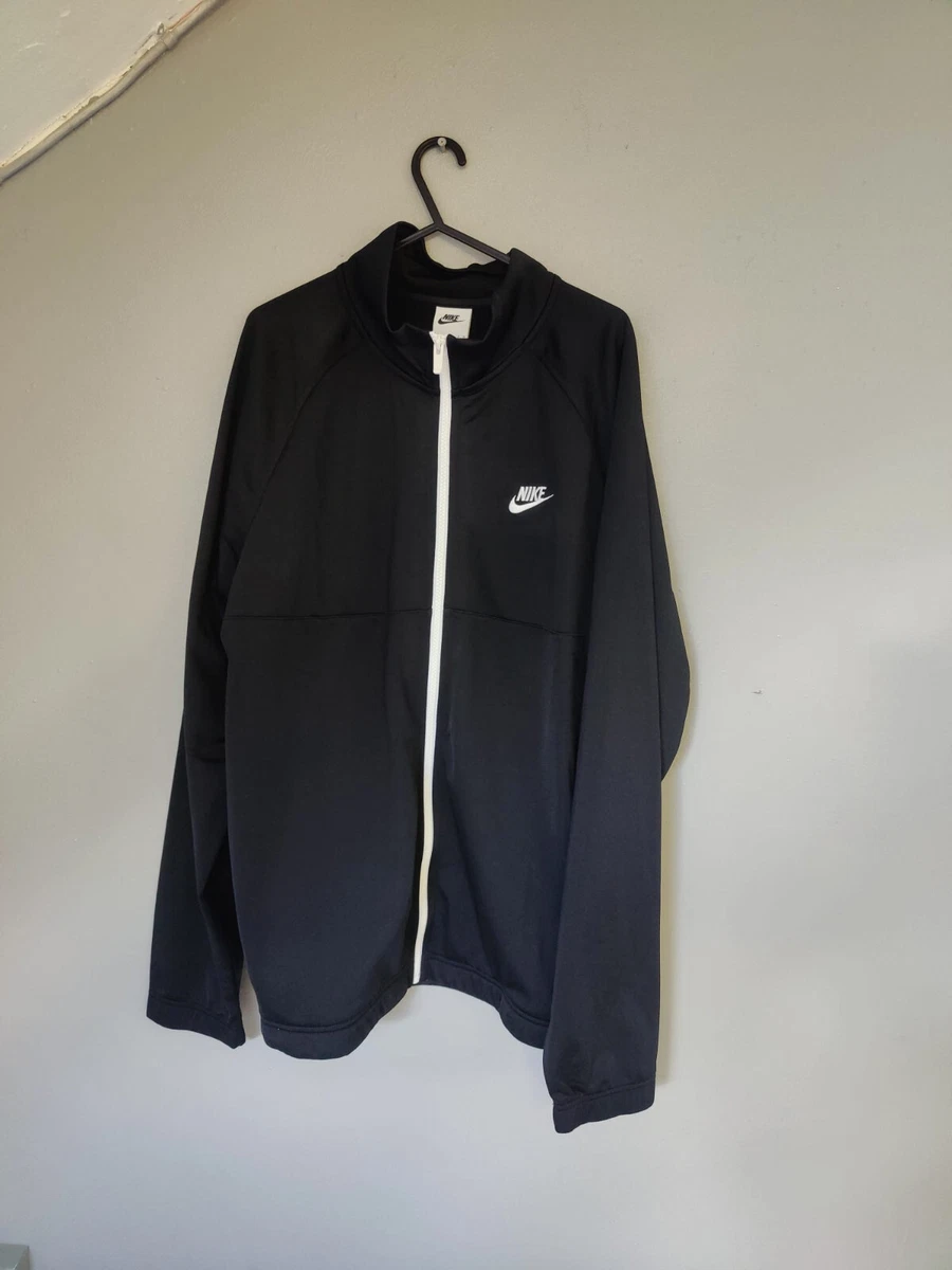 Nike tracksuit deals white stripe