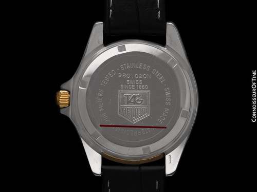 TAG Heuer Professionale 1000 da Uomo Ss & 18K Sub Diver - Mint W/Garanzia - Foto 7 di 10