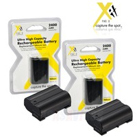 Two (2) Batteries En-el15 2400 Mah For Nikon D800 D800e Two (2) Batteries En-el15 2400 Mah For Nikon D800 D800e