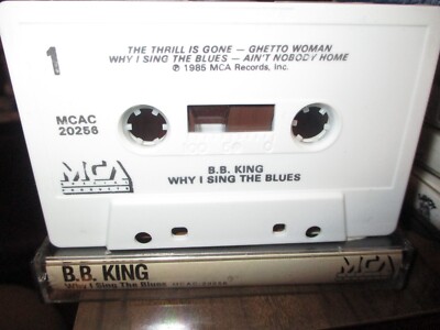 1985 B.B. KING Why I Sing The Blues Cassette MCA 20256 Blues NM/NM