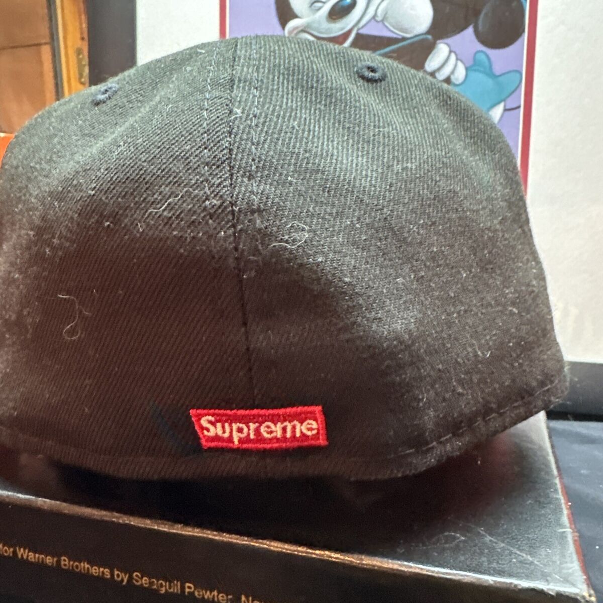 Supreme × NEW ERA Cap 7 1 2 Polyester BLK Men's 21SS Skull Supreme × NEW ERA Cap 7 1 2 Polyester BLK Men's 21SS Skull