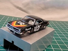 1970 Plymouth Cuda Swede Savage Black T JET 500 HO SLOT CAR Body Only