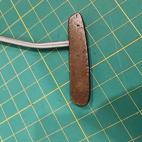 TRUEX Mars M2 Golf Two Way Brass Blade Putter 35.5in RH Steel Shaft Vintage - Picture 4 of 21