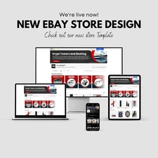 Ebay Design Store & Listing Template 2024 Responsive With FREE LOGO DESIGN, TEAL