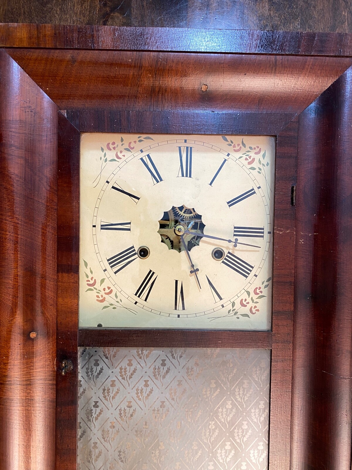 Jerome & Co 18561860 Decorative American Wall Clock30 hour Large