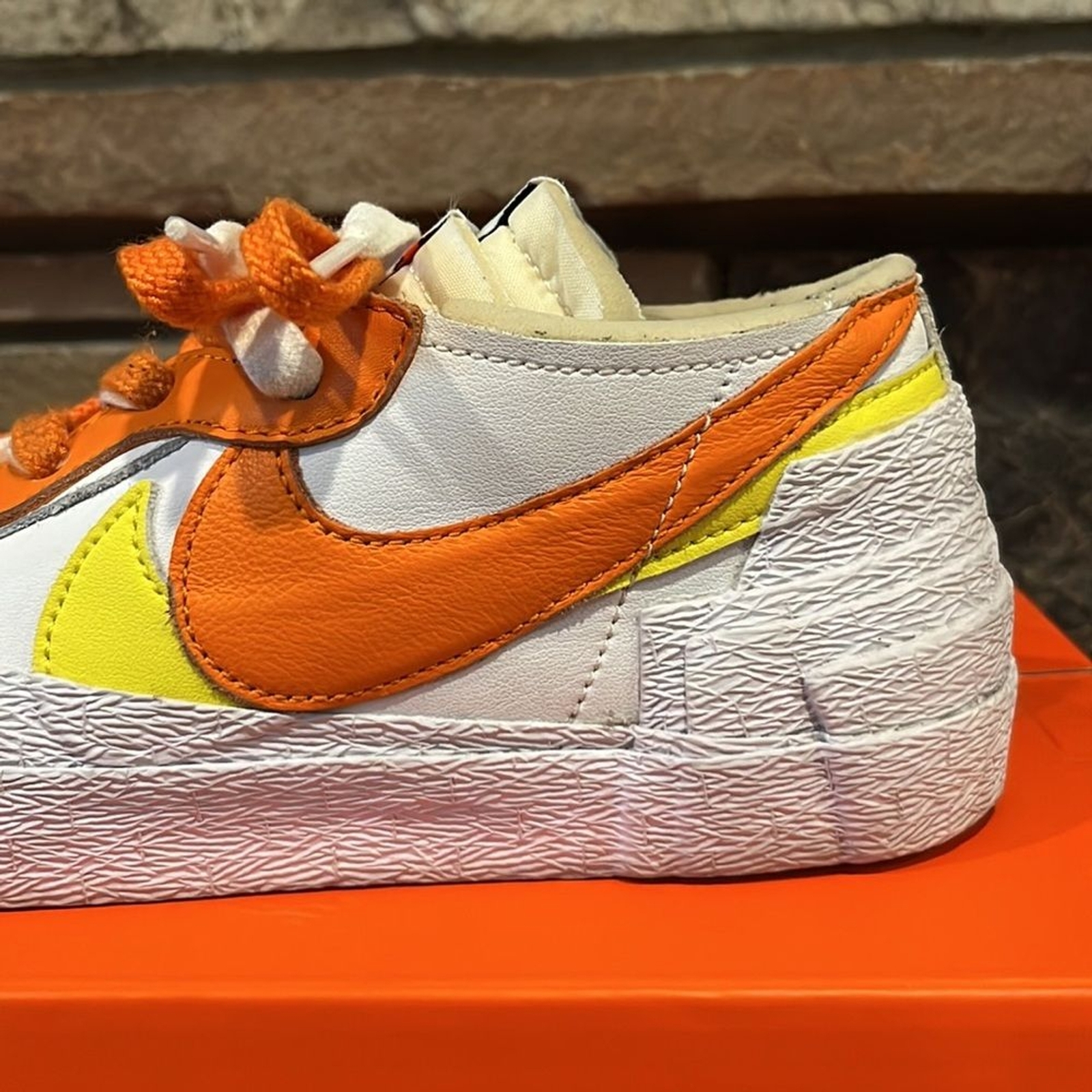 SACAI X NIKE Nike x Sacai Blazer Sneaker bassa 'Magma Orange White'