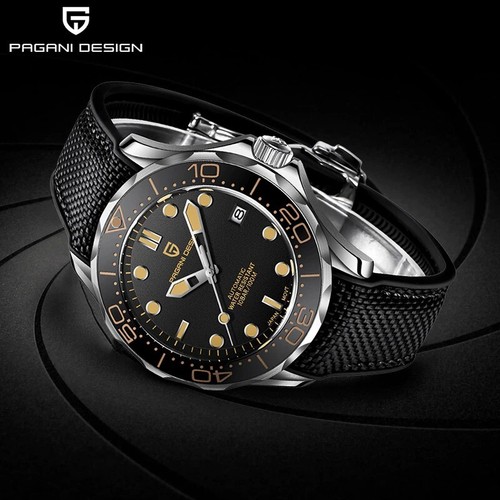 Pagani Design Men NH35A Automatic Mechanical Curved Sapphire Glass Watch |  eBay