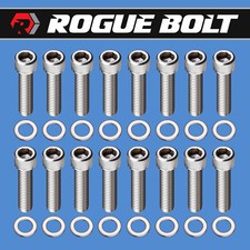 Bbf Exhaust Manifold Bolts Stainless Steel Kit Big Block Ford 429 460 F-series