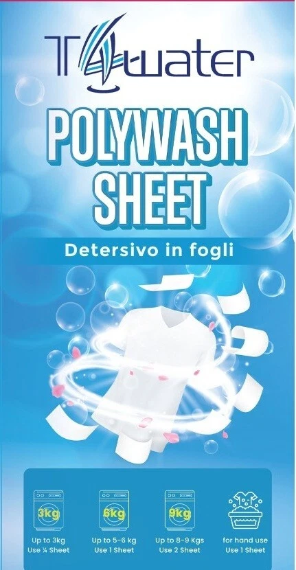 Detersivo per lavatrice in fogli 120 lavaggi veri - Immagine 2 di 4