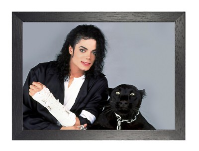 Michael Jackson 8 American Singer Poster King Pop Music Star with