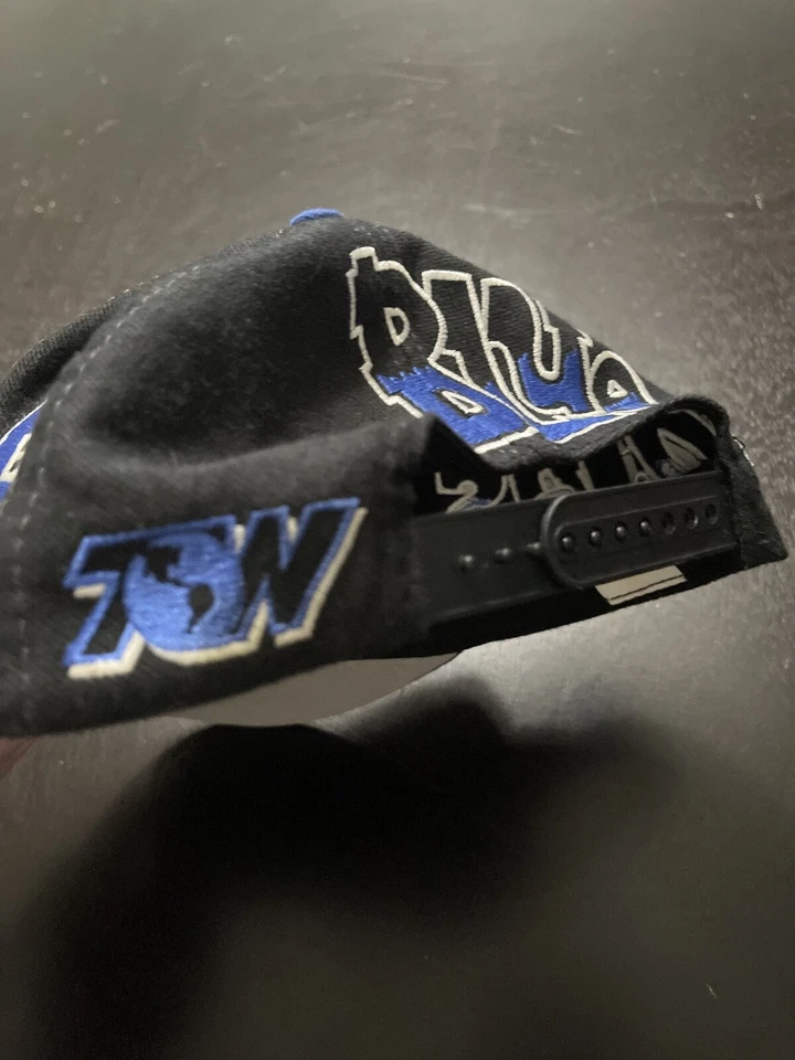 Rare Vintage Duke Univ Blue Devils Top of the World Graffiti Snapback Hat/Cap - Image 4 of 4