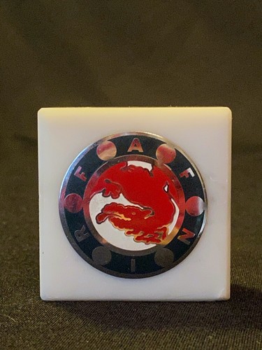 Vintage Fafnir Dragon Norse Mythological Creature Marble Enamel Paperweight - 第 1/6 張圖片