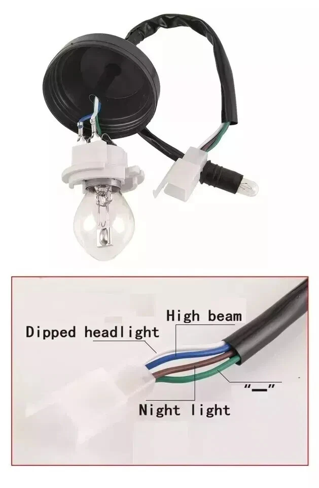 For KTM SXF XCWF EXC 125 250 300 350 Orange Motorcycle Dirt Bike Headlight - Image 3 of 4