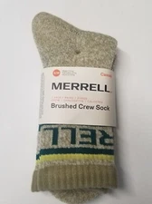  Merrell Casual Brushed Crew Socks Wool Blend. Mens Size S/M