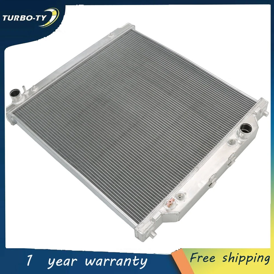 3 Row Aluminum Radiator Fit For Ford F250 F350 F450 2003-2007 6.0L Powerstroke Foto 4 de 4