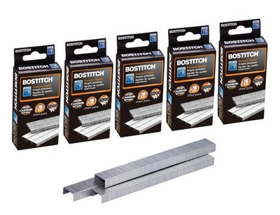 Bostitch Office Premium Standard Staples, 1/4'' Length, High-Carbon Steel, 5000 p
