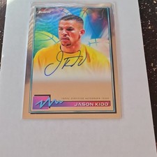 Topps 2021 Finest Jason Kidd Finest Autographs FA-JK Autograph Basketball