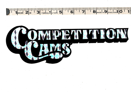 Comp Cams Sticker Summit Racing COMPETITION CAMS - Original Vintage 1970's 80's Racing Prism Decal ...