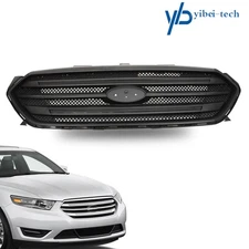 Matte Black Front Bumper Upper Grille Grill Assembly For 2013-2019 Ford Taurus