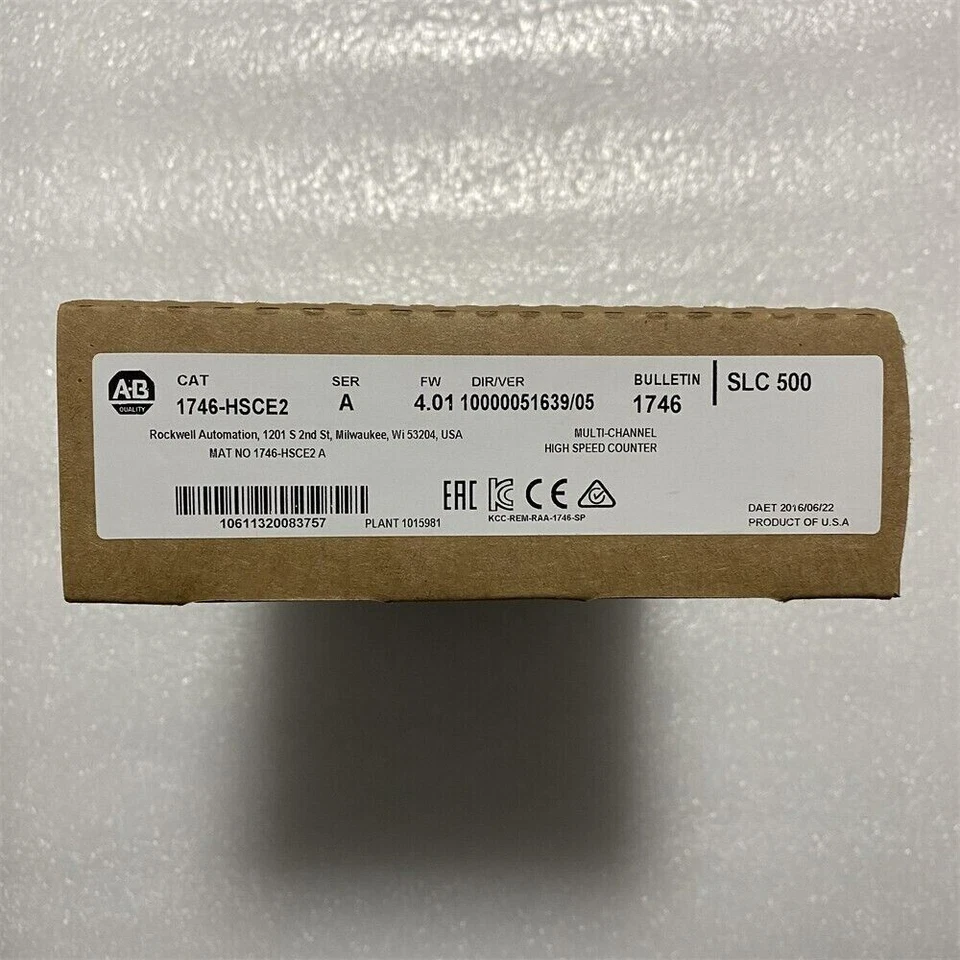 New Sealed AB 1746-HSCE2 SER A Multi-Channel High Speed Counter Module - Image 2 of 2