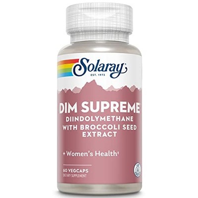 Solaray DIM Supreme 100mg Supplement - Diindolylmethane, Broccoli