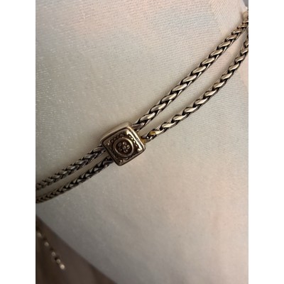 Vintage Brighton Silver Tone Metal Rope Belt Size M 34  display picture 2