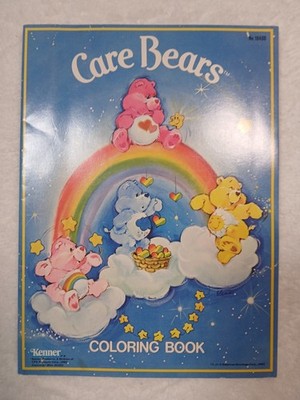 Vintage 80s Care Bears Coloring Book  Unused 1982  