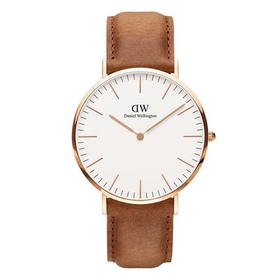 Watch Daniel Wellington Man Classic Durham in Steel pink gold plated DW00100109