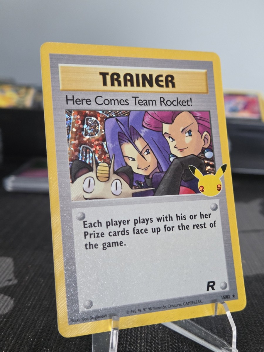 Pokémon TCG Here Comes Team Rocket! 15/82 Celebrations Holo