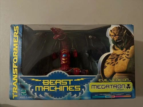 Vintage Transformers Beast Machines Vehicon Dragon Megatron Figure 1999 Hasbro