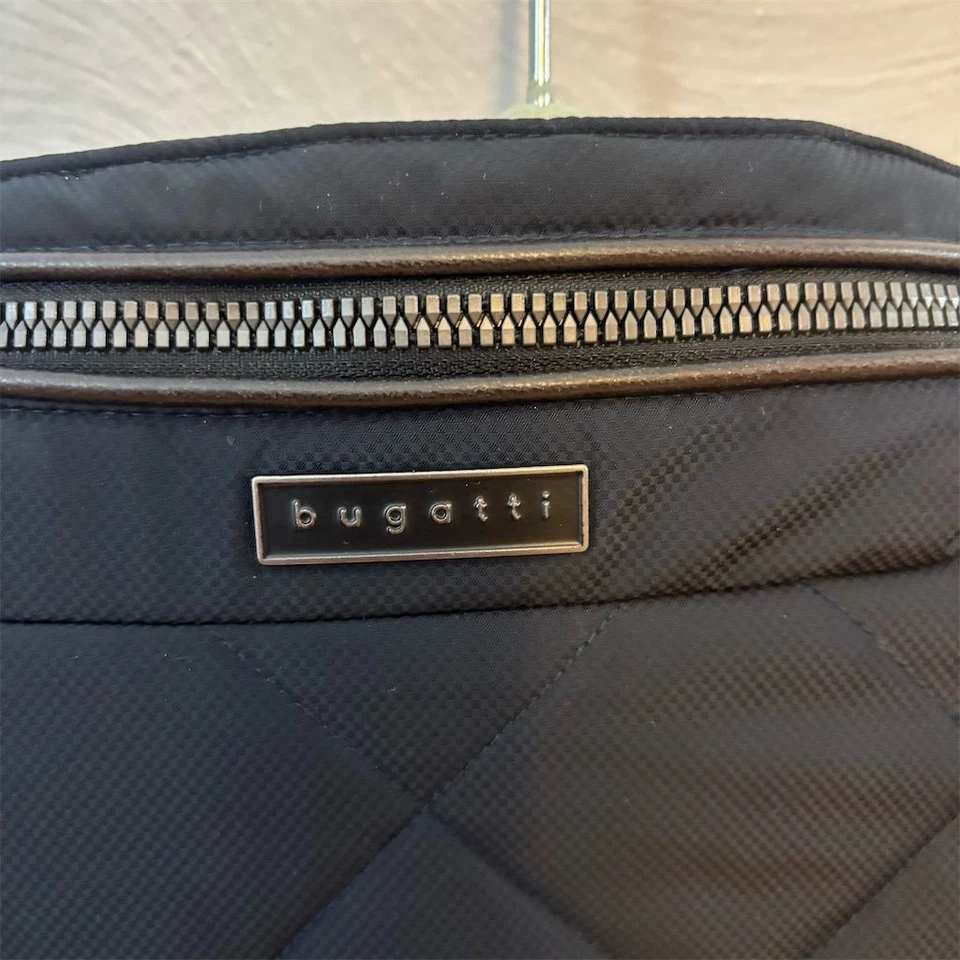 布加迪男式绗缝野战夹克海军蓝 62 码中长休闲 — 第 4/4 张图片