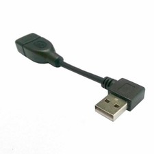 2.0 USB Right Angled 90 Degree A type male to Female extension cable 10cm