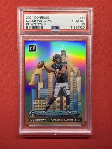 2024 PANINI DONRUSS DOWNTOWN! #21 CALEB WILLIAMS PSA 10
