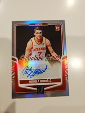 Nikola Durisic 2024-25 Donruss Signature Series Rookie SS-NDJ Atlanta Hawks 