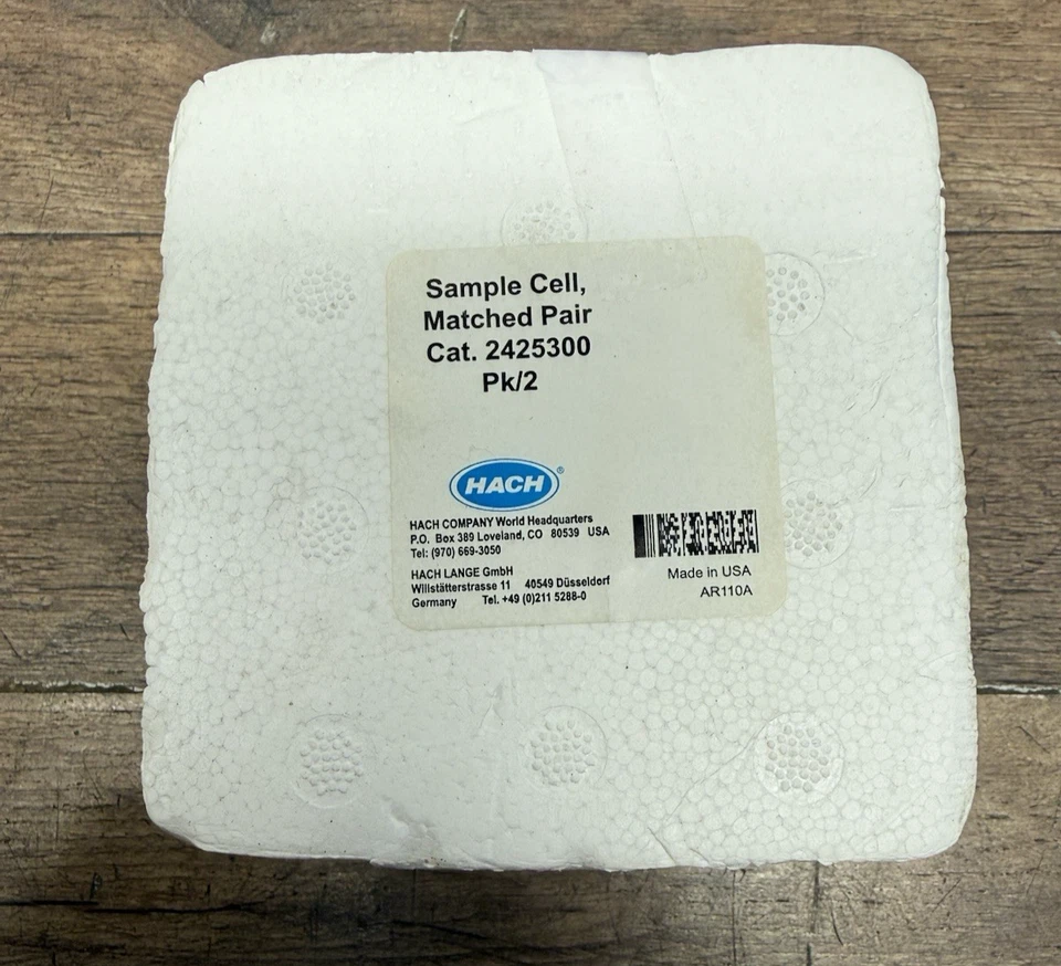Hach Company 样品细胞 25 毫升匹配对 2425300 — 第 2/2 张图片