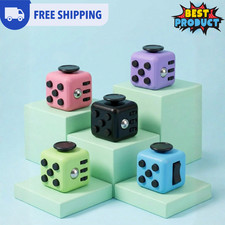 Fidget Cube Stress Relief Toy Handheld Dice Kids Adult Anxiety Focus Sensory Toy