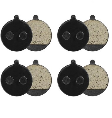 8 Pcs Brake Pads for Gotrax GXL V2, Apex, Apex XL, XR Ultra, 24mm*21mm, black