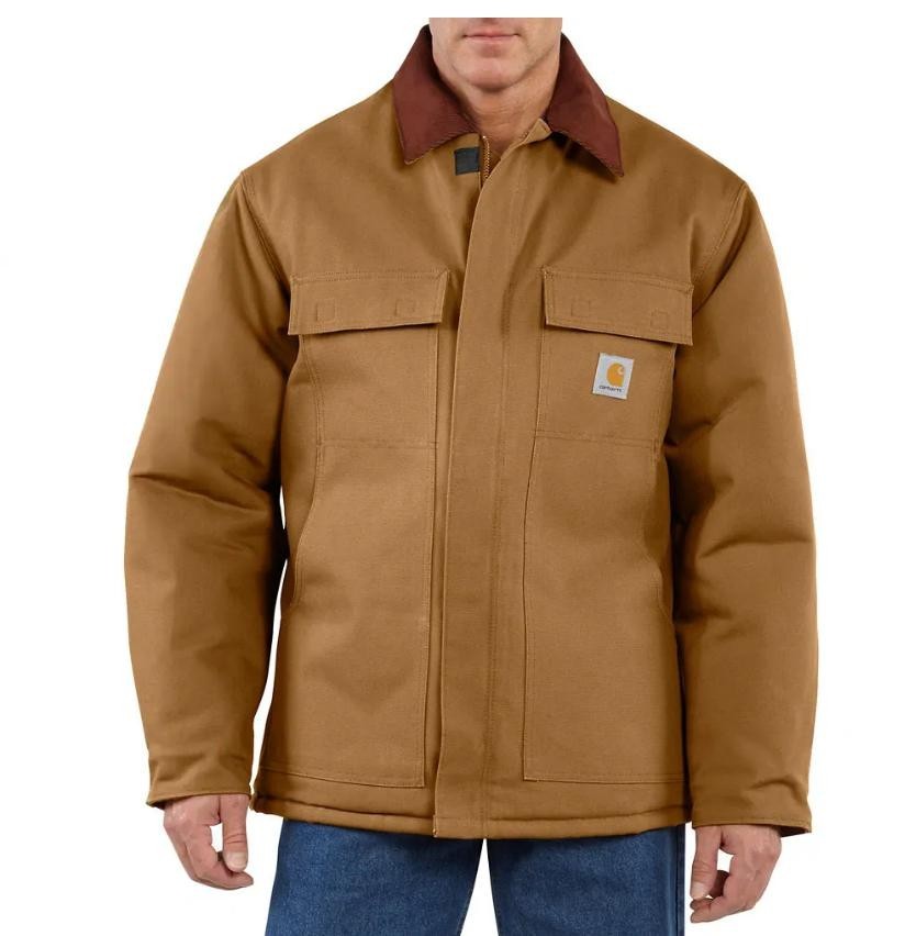 CARHARTT Firm Duck Traditional Coat Brown Regular
