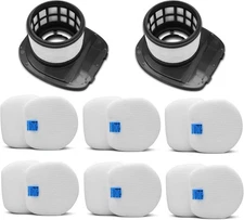 IX141 Filters for Shark IX141 IZ140 IZ142 Stick Vacuum 2 HEPA 6 Foam Felt