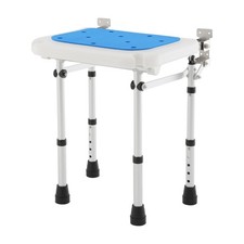 Wall Mounted Folding Shower Seat 440 lbs Adjustable Height Bath Bench