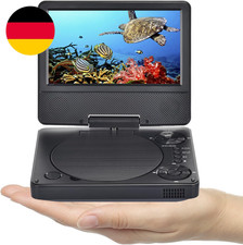 9,5" Mini Tragbarer DVD Player Für Auto Und Kinder Mit Bildschirm 7,5" HD Bildsc