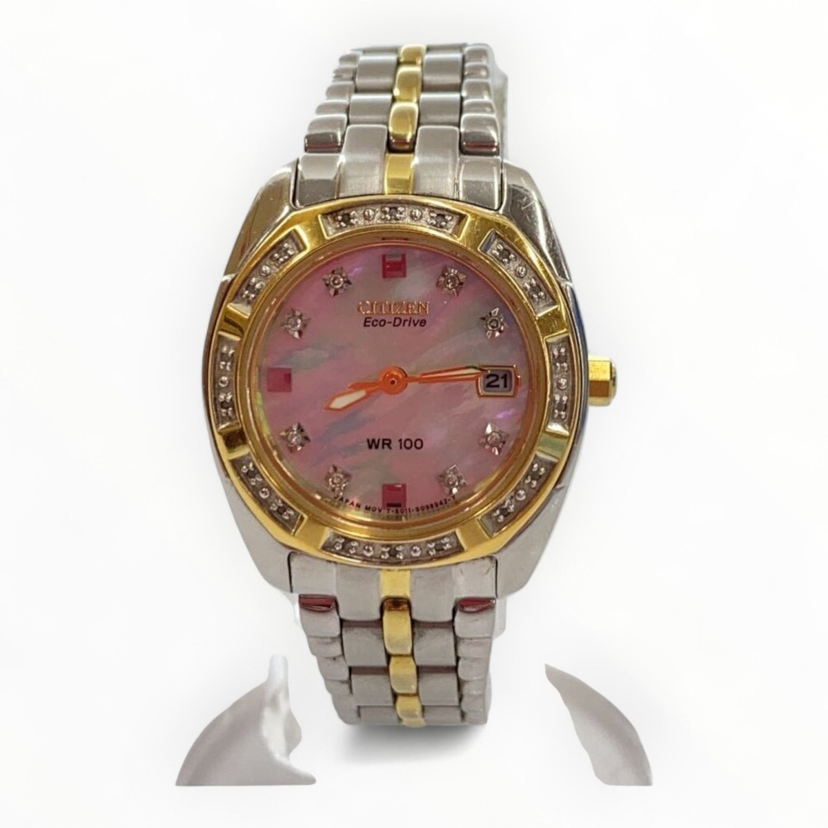 CITIZEN Eco-Drive レディース 時計 WR-100 Citizen Women's Eco Drive WR100 Stainless Steel Watch