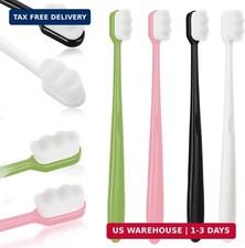 4 Pcs Soft Bristle Toothbrush Nano Toothbrush Ultra Soft Brush Manual Brush with