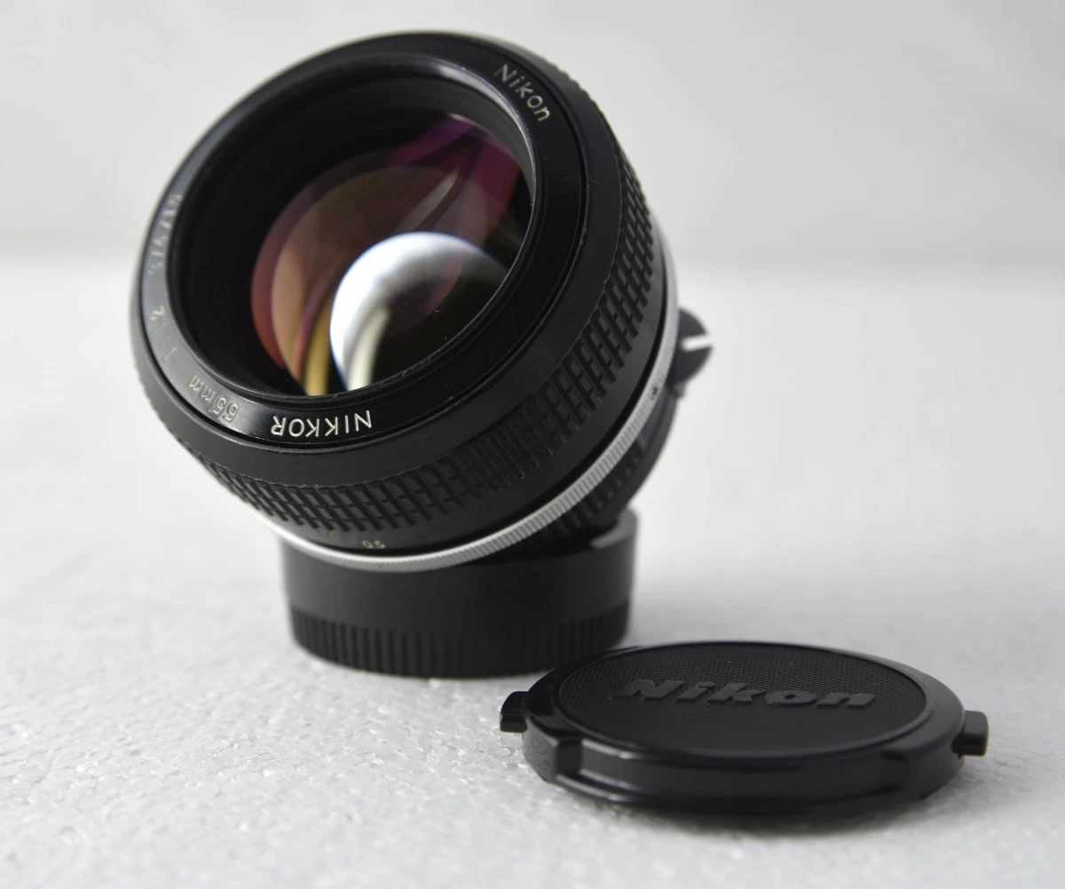 Obiettivo Nikon Micro Nikkor 55mm 1:2.8 AI-S/F - Usato In Buone Condizioni - Made In Japan
