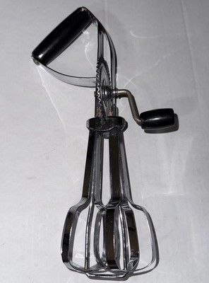 Vintage Ecko Hand Held Super Speed Mixer Egg Beater Stainless Steel USA