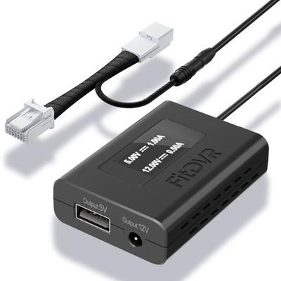FitDVR Dash Cam Power Adapter (14-Pin) for Toyota Tacoma, FJ Cruiser, Lexus RX