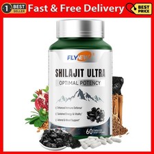 Flynew Shilajit Ultra Optimal Potency, Shilajit Extract with L-Arginine, Pure US