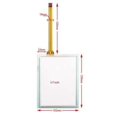 5.7'' for PanelView Plus 600 2711P-TC620D PN-31781 Touch Screen Panel 130*102mm