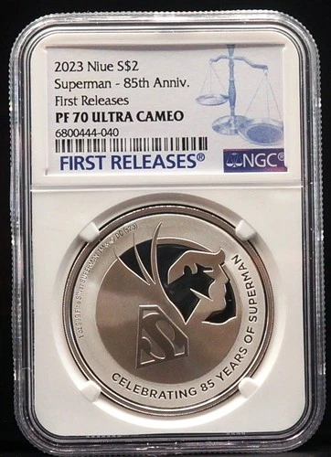 2023 Niue $2 1oz Superman - 85th Anniversary  NGC PF70 UC